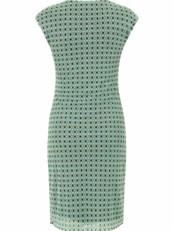 Cartoon Kleider<Damen Casual-Kleid mehrfarbig petrol gemustert