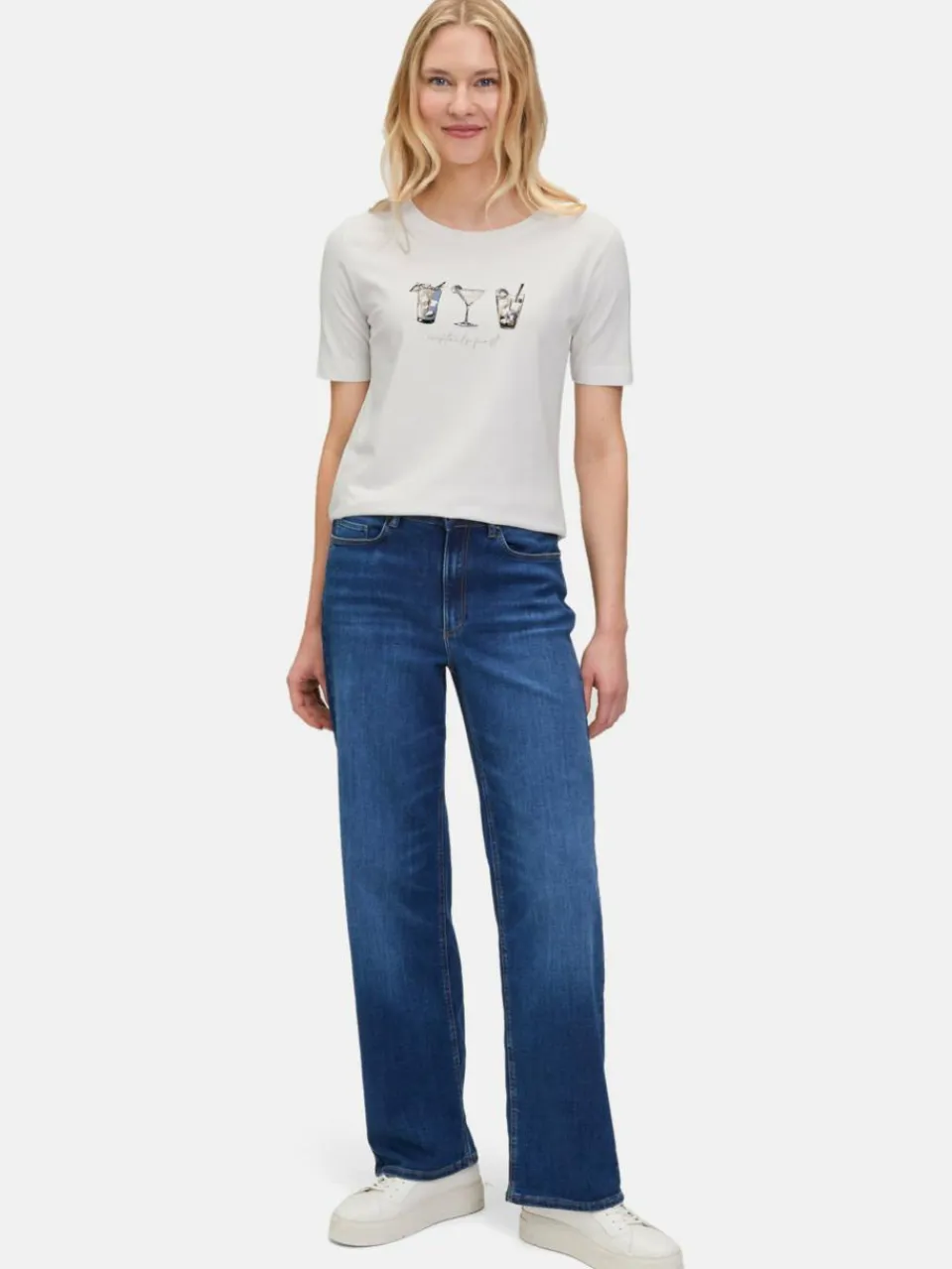 Betty & Co Shirts & Tops<Damen Casual-Shirt beige bedruckt