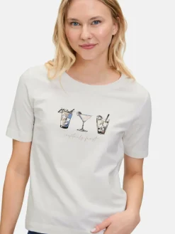 Betty & Co Shirts & Tops<Damen Casual-Shirt beige bedruckt