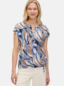 Betty & Co Blusen<Damen Casual-Shirt mehrfarbig gemustert