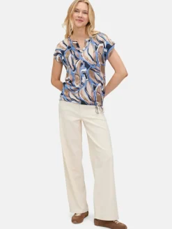 Betty & Co Blusen<Damen Casual-Shirt mehrfarbig gemustert