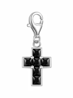 Rafaela Donata Schmuck<Damen Charm - Kreuz silber uni