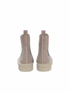 Crickit Boots & Stiefeletten<Damen Chelsea-Boots - MAJA taupe gestreift