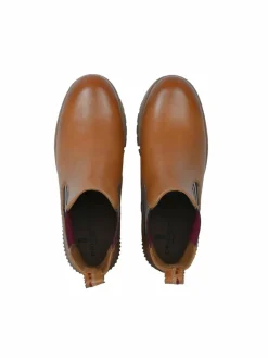 Crickit Boots & Stiefeletten<Damen Chelsea-Boots - NAELLE cognac bedruckt