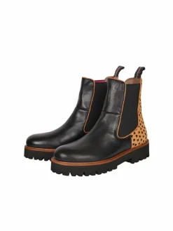 Crickit Boots & Stiefeletten<Damen Chelsea-Boots - NOLA schwarz cognac uni