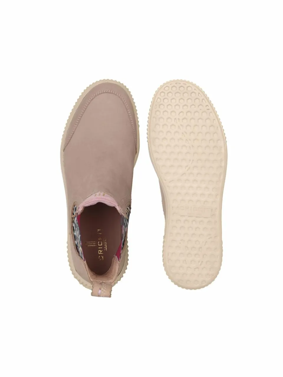 Crickit Boots & Stiefeletten<Damen Chelsea-Boots - ROMY beige bedruckt