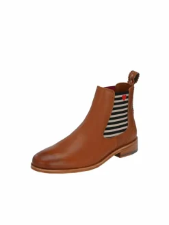 Crickit Boots & Stiefeletten<Damen Chelsea-Boots - SUVI cognac bedruckt