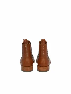 Crickit Boots & Stiefeletten<Damen Chelsea-Boots - SUVI cognac bedruckt
