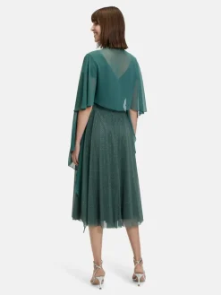 Vera Mont Pullover & Strickjacken<Damen Chiffonstola smaragd uni