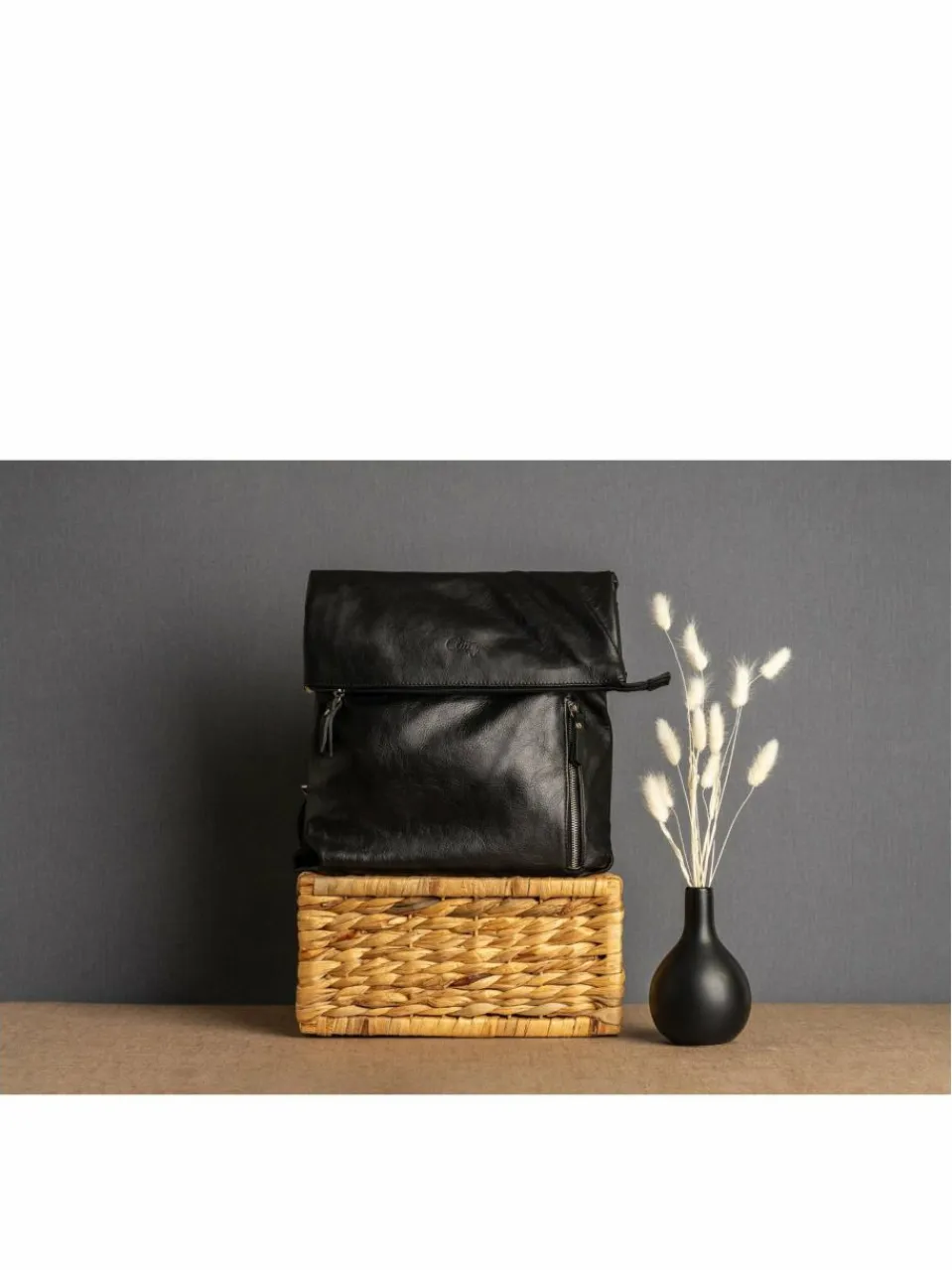 Cluty Taschen & Rucksäcke<Damen Cityrucksack schwarz uni