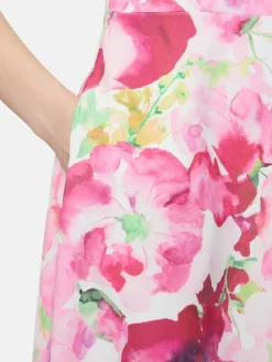 Vera Mont Kleider<Damen Cocktailkleid mehrfarbig gemustert