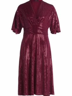 Vera Mont Kleider<Damen Cocktailkleid mehrfarbig uni