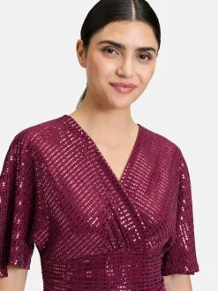 Vera Mont Kleider<Damen Cocktailkleid mehrfarbig uni