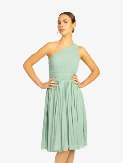 Kraimod Kleider<Damen Cocktailkleid grün uni