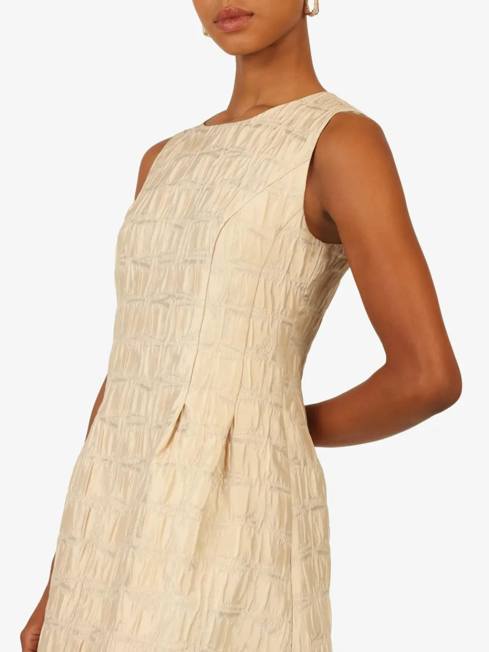 Kraimod Kleider<Damen Cocktailkleid gold gemustert