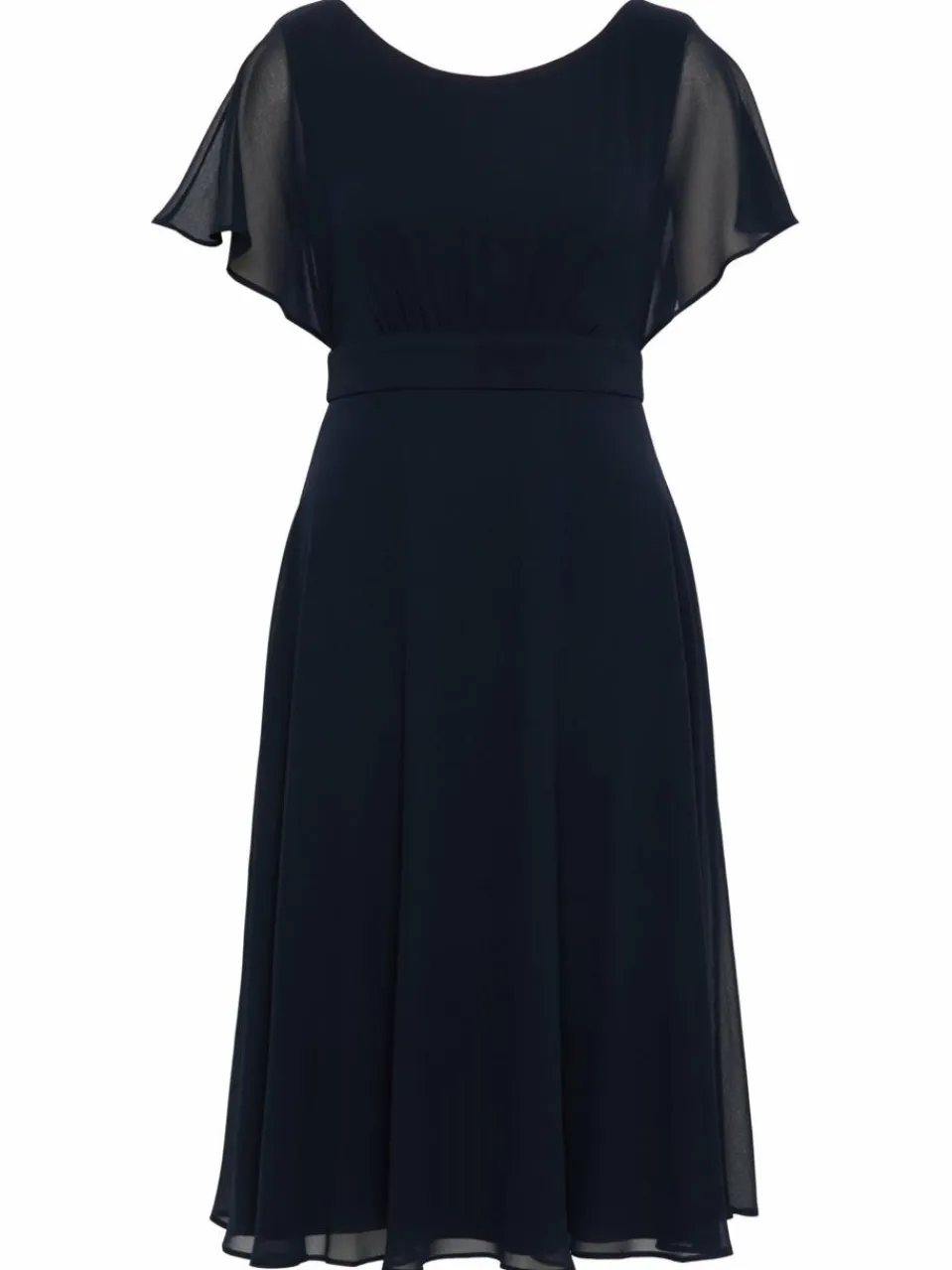 Vera Mont Kleider<Damen Cocktailkleid marine blau uni