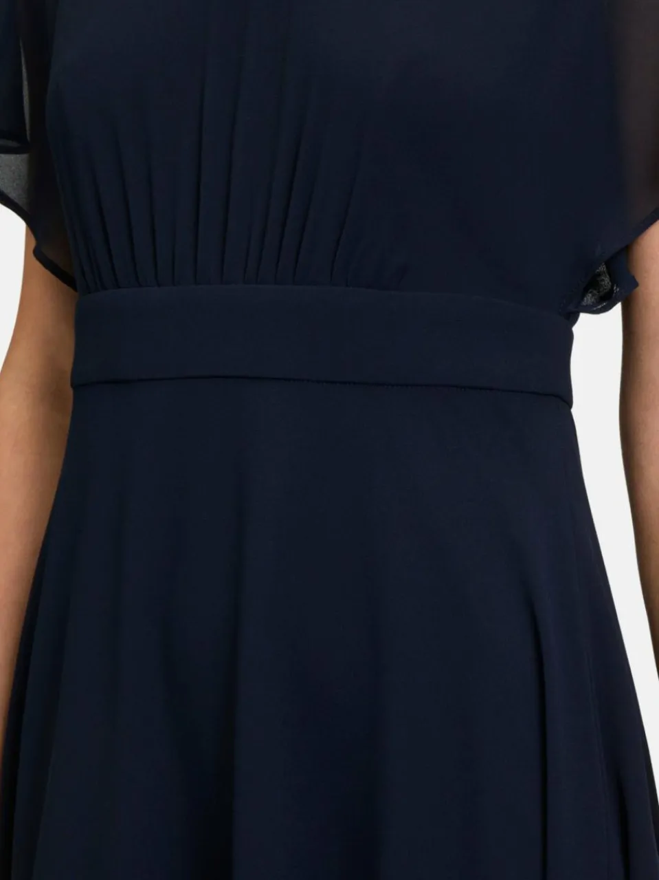 Vera Mont Kleider<Damen Cocktailkleid marine blau uni