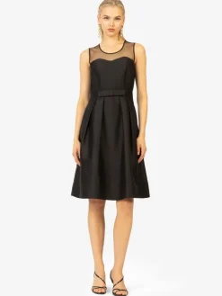 Kraimod Kleider<Damen Cocktailkleid schwarz uni