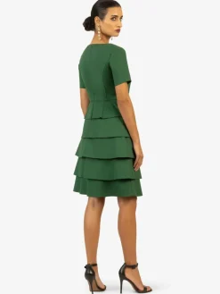 Kraimod Kleider<Damen Cocktailkleid grün uni