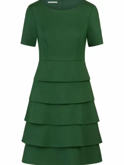Kraimod Kleider<Damen Cocktailkleid grün uni