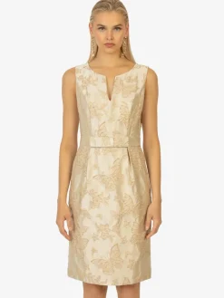 Kraimod Kleider<Damen Cocktailkleid gold gemustert