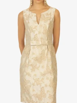 Kraimod Kleider<Damen Cocktailkleid gold gemustert