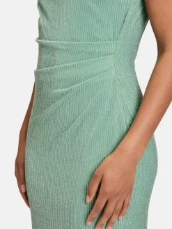 Vera Mont Kleider<Damen Cocktailkleid grün mint gestreift