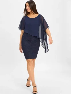 Swing Kleider<Damen Cocktailkleid marine uni