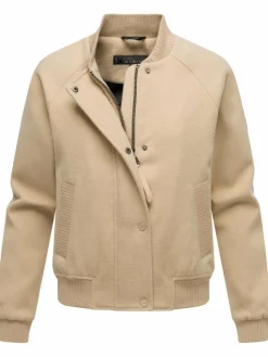 Marikoo Jacken & Westen<Damen Collegejacke - Zunaa 16 beige uni