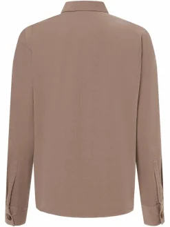 Marie Lund Blusen<Damen Cordbluse taupe uni