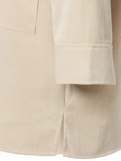 Opus Blusen<Damen Cord-Hemdbluse - Faisa beige uni