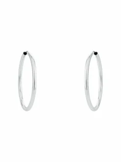 amor Schmuck<Damen Creolen silber uni