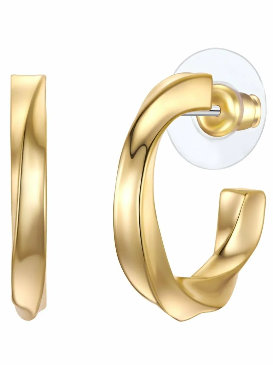 Yokoamii Schmuck<Damen Creolen gold uni