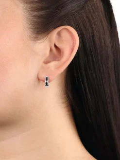 amor Schmuck<Damen Creolen silber uni