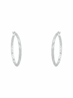 amor Schmuck<Damen Creolen silber uni