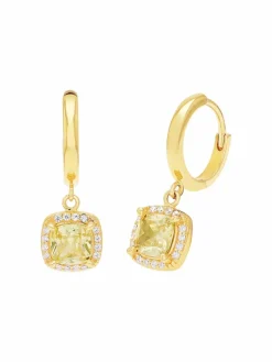 s.Oliver Schmuck<Damen Creolen gelb uni