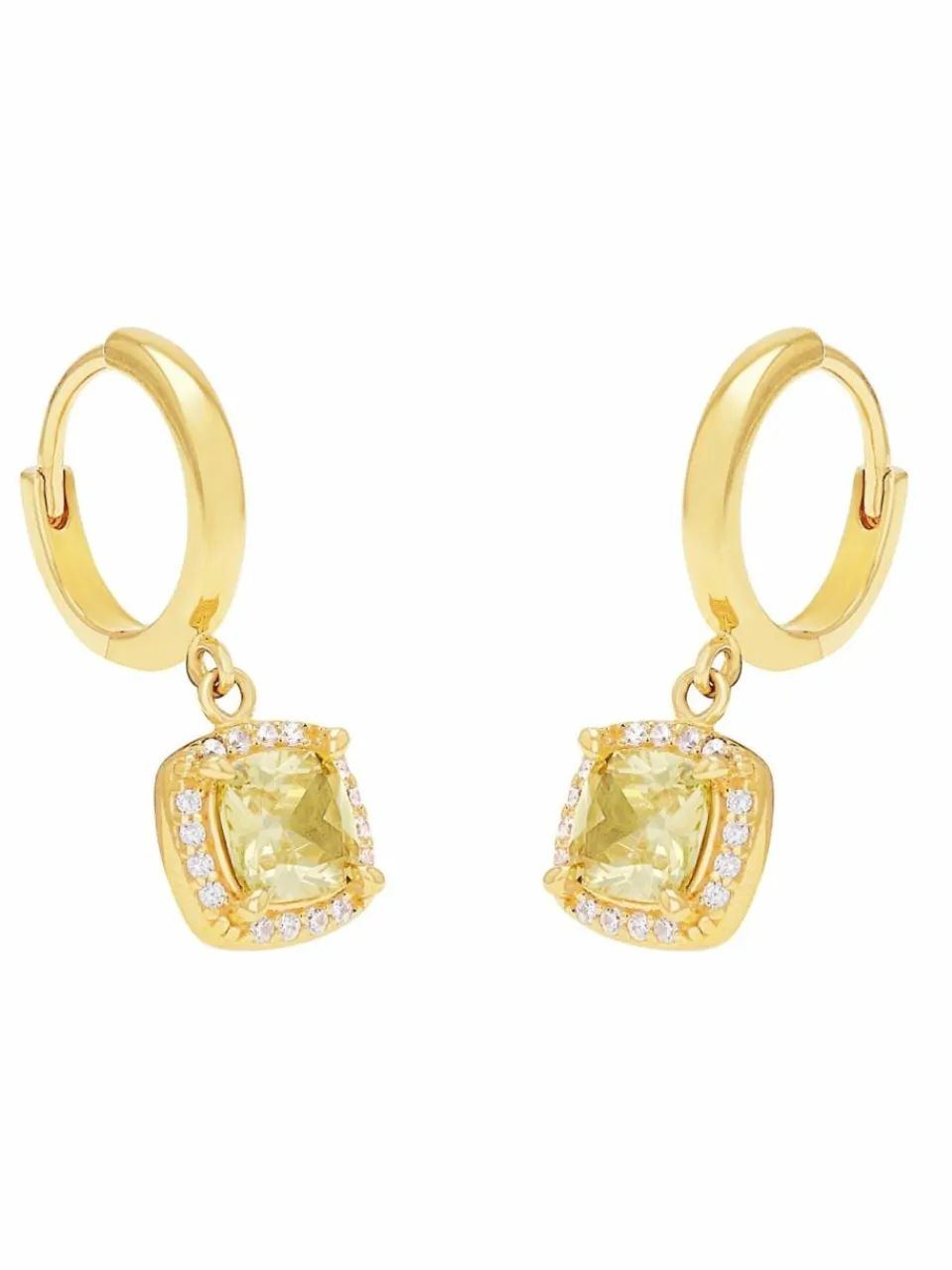 s.Oliver Schmuck<Damen Creolen gelb uni