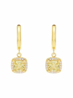 s.Oliver Schmuck<Damen Creolen gelb uni