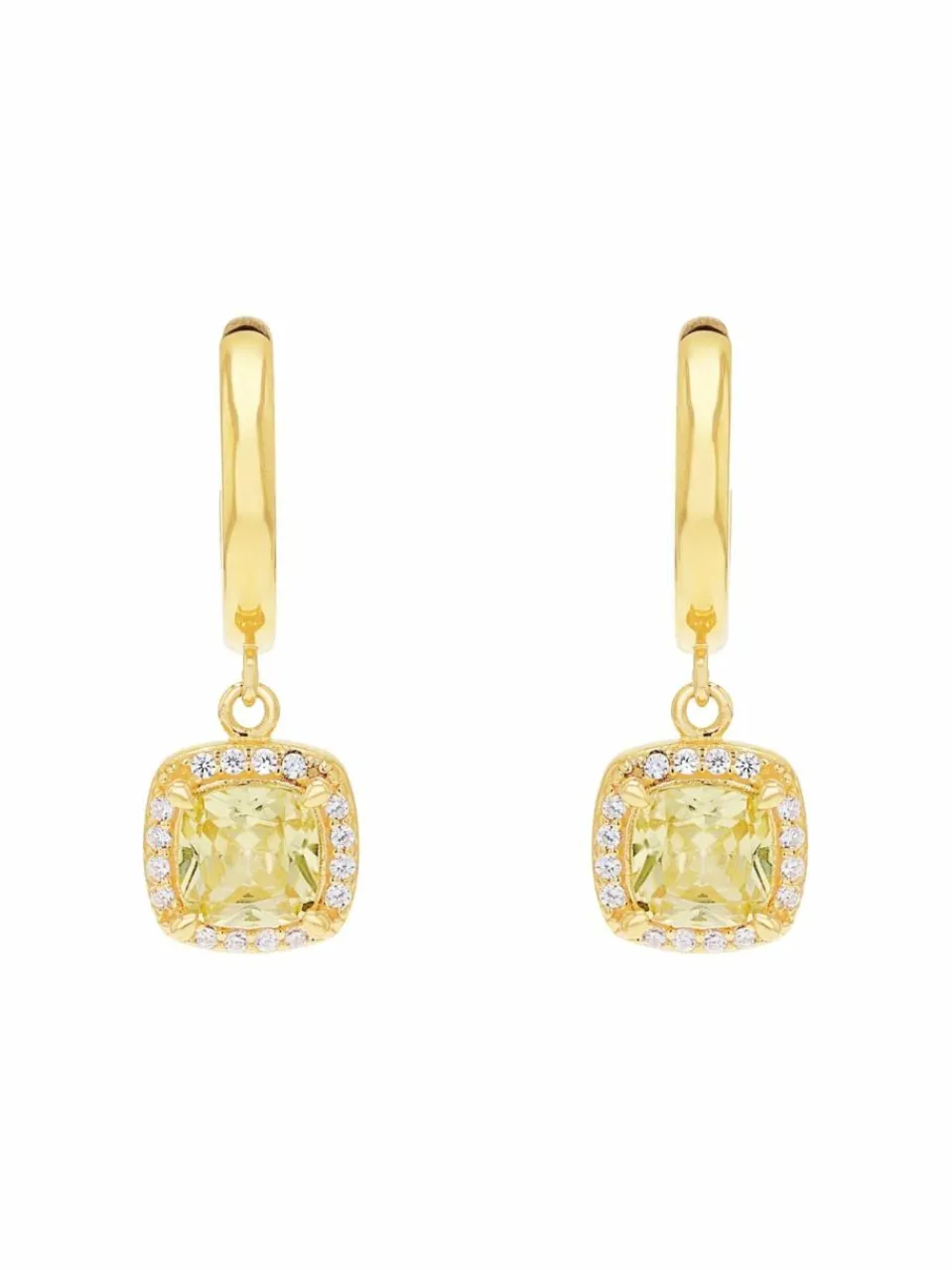 s.Oliver Schmuck<Damen Creolen gelb uni