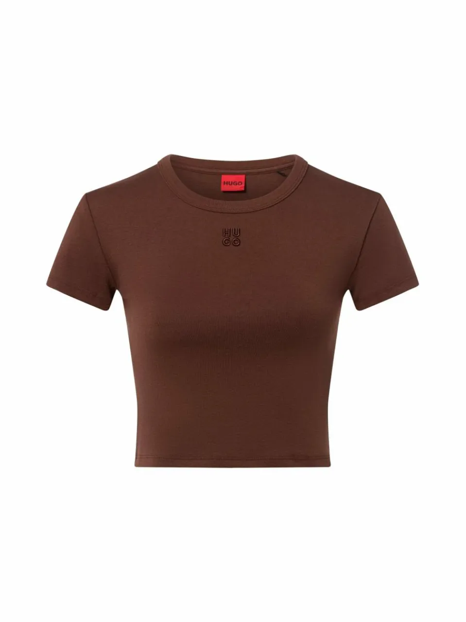 Damen HUGO Shirts & Tops>Damen Crop Shirt - Delanor