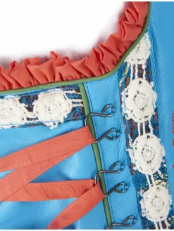 Maze Kleider<Damen Dirndl blau uni