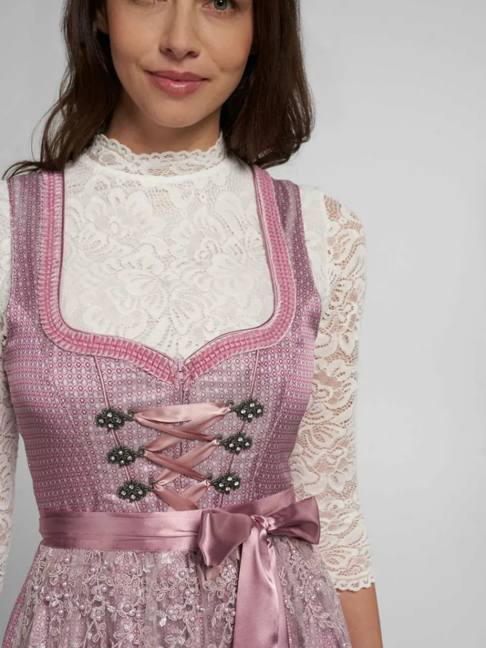 Spieth & Wenksy Kleider<Damen Dirndl - Akela rosa kariert