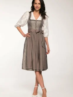 Spieth & Wenksy Kleider<Damen Dirndl - Gesia taupe gemustert