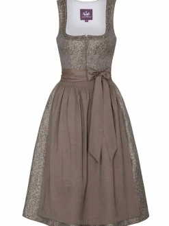 Spieth & Wenksy Kleider<Damen Dirndl - Gesia taupe gemustert