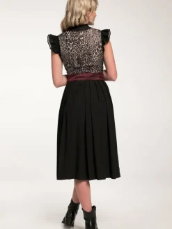 Spieth & Wenksy Kleider<Damen Dirndl - Gälin schwarz bedruckt