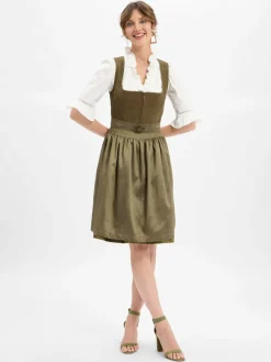Krüger Dirndl Blusen<Damen Dirndlbluse ecru uni