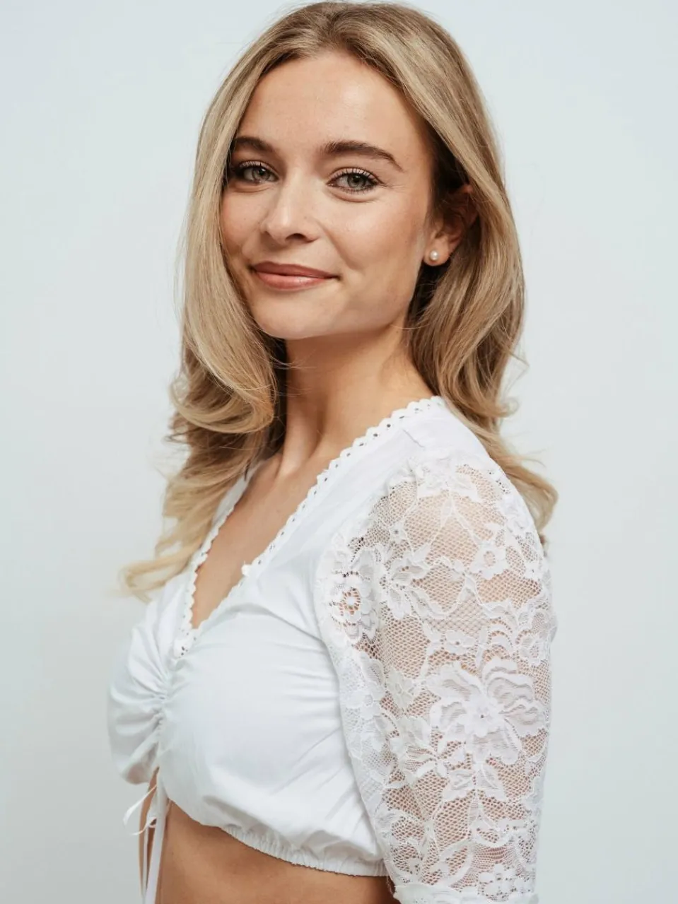 Damen Hofglanz Blusen>Damen Dirndlbluse