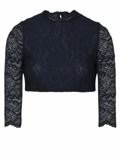 Spieth & Wenksy Shirts & Tops<Damen Dirndlbluse - Amsterdam blau gemustert