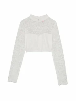 Spieth & Wenksy Blusen<Damen Dirndlbluse - Andora weiß uni