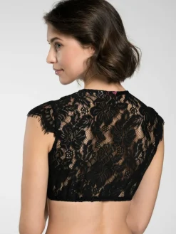 Damen Spieth & Wenksy Blusen>Damen Dirndlbluse - Flammen Vendewaa